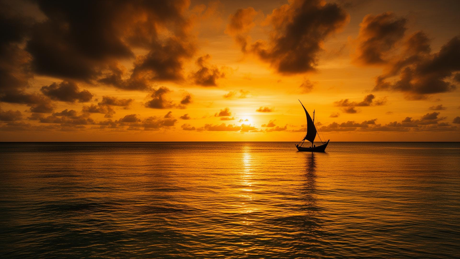 Sunset at Casa Rodi Zanzibar